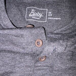 Charcoal Casual Button Down Shirt